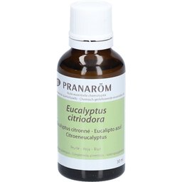 Pranarôm - Eucalyptus Citronné Bio - Huile Essentielle Chémotypée - Articulations Et Muscles - 100 % Pure Et Naturelle - Hect - 30 ml