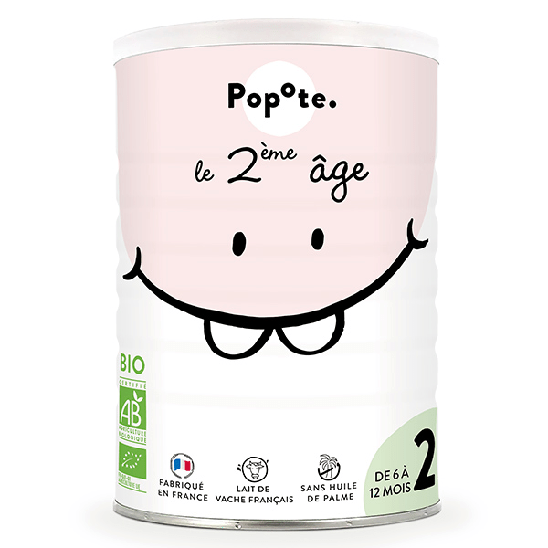 Lait infantile 2ème âge Bio 400g