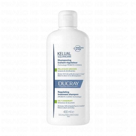 Kelual Squanorom - Shampooing Traitant Régulateur Pellicules Grasses 400ml