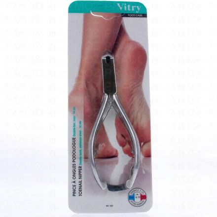 Foot Care - Pince à ongles podologue double bec