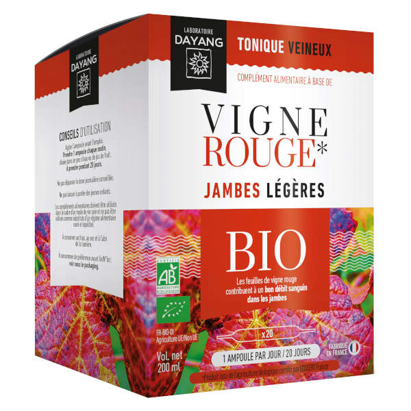 Vigne Rouge Bio 20 ampoules