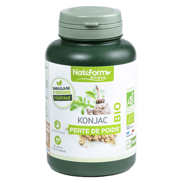 Bio Konjac 200 gélules végétales