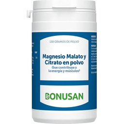 Magnésium Malate et Citrate Poudre 130g