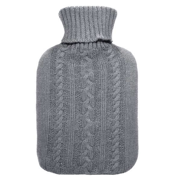 Bouillotte Tricot Grise 1,8L