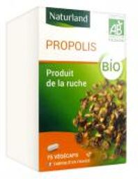 Complément Alimentaire à base de Propolis Bio en Végécaps - 75 unités - Flacon 75 gélules