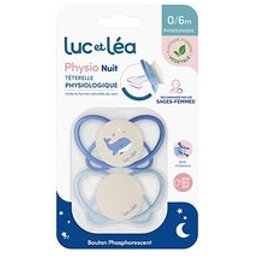Luc Et Léa Physio Nuit Sucettes Physiologiques P7 0-6m 2 Unités