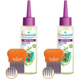 Lotion Traitante Anti-Poux avec peigne