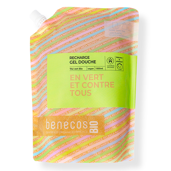 Ecorecharge Gel douche Thé vert BIO 1L