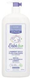 Eau de Jonzac Bébé Bio Liniment Doux Oléo-Calcaire 1 Litre - Flacon-Pompe 1000 ml
