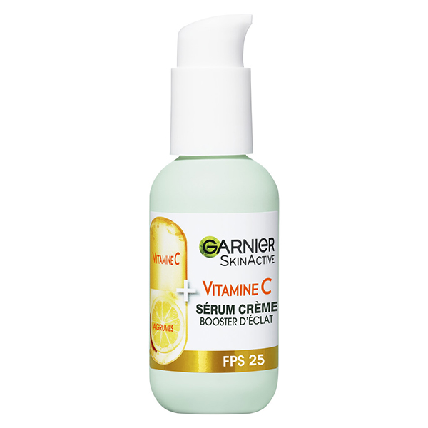 SkinActive Sérum Crème Booster d'Éclat Vitamine C SPF25 50ml