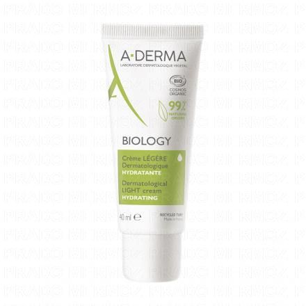 A-DERMA Biology - Crème dermatologique légère tube 40ml
