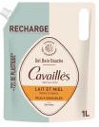 Gel Bain Douche Peaux Sensibles Lait et Miel Éco-Recharge1 L - Doypack 1000 ml
