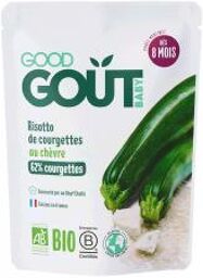 Risotto de Courgettes au Chèvre Bio pour Bébé dès 8 Mois - 190 g - Sachet 190 g