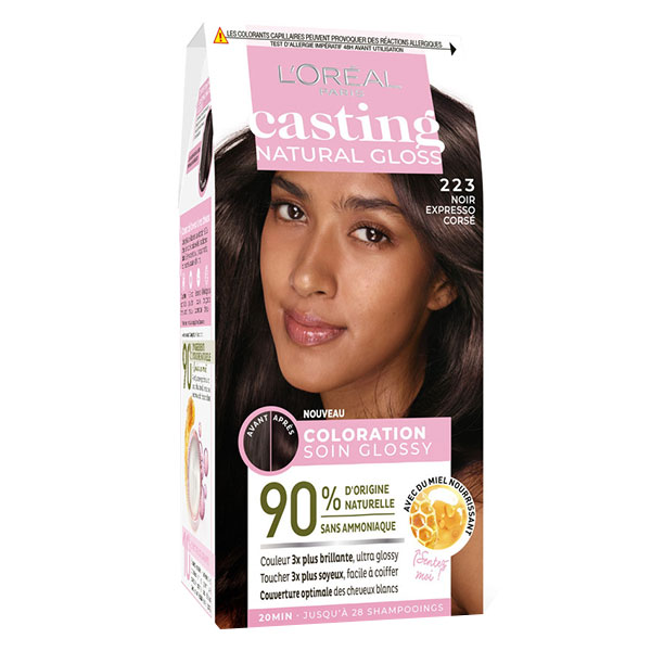 Casting Natural Gloss Coloration 223 Noir Expresso Corsé