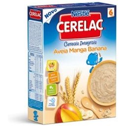 Nestlé Cerelac Cereais Integrais Aveia Manga Banana +6m 240g