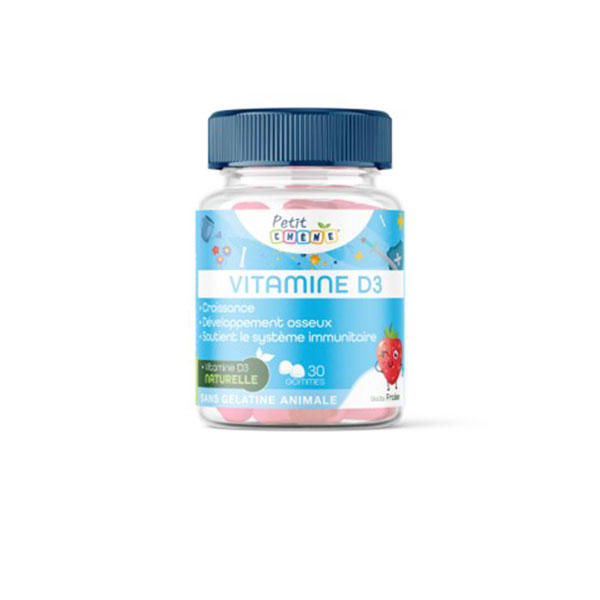 Gommes Vitamine D3 Dès 3ans 30 gommes