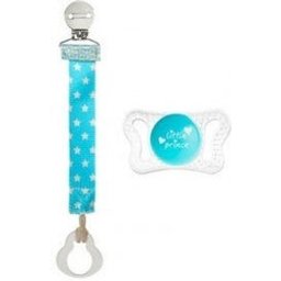 Sucette Pack Micrò 0-2m avec clip Fashion Blue