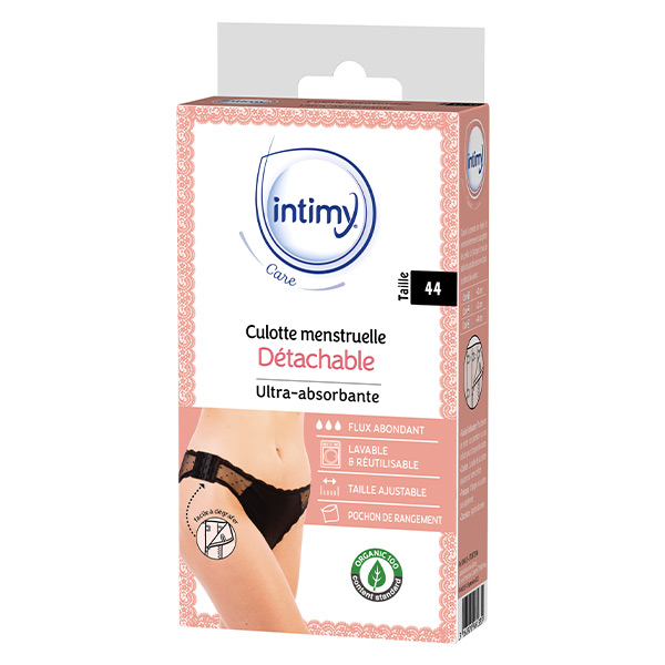 CARE CULOTTE MENSTRUELLE DETACHABLE Taille 44 1 unité + 1 pochon