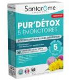 Pur'Détox 5 Émonctoires Détoxifiant Global 30 Gélules - Boîte