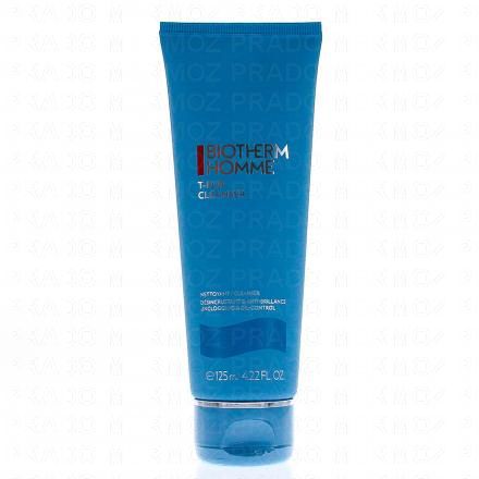 BIOTHERM HOMME T-Pur Cleanser nettoyant Désincrustant et anti-brillance tube 125ml