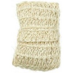 Eponge de bain en sisal avec bride en caoutchouc 1ud
