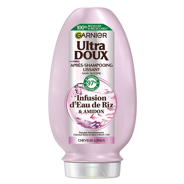Ultra Doux Après-Shampooing Lissant Infusion d'Eau de Riz 200ml