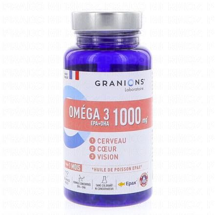 Oméga 3 1000mg Cerveau Coeur & Vision x60 capsules
