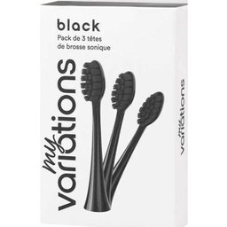 Pack Têtes Brosse à Dents Sonique Noir 3uts