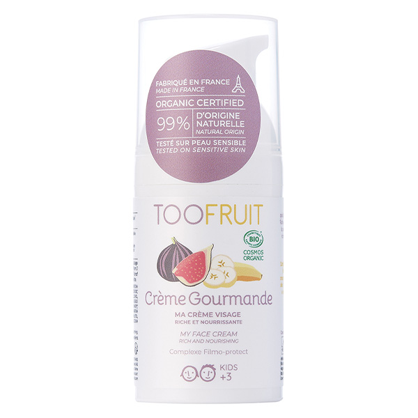 Enfant Visage Crème Gourmande Nourrissante Banane Figue Bio 30ml