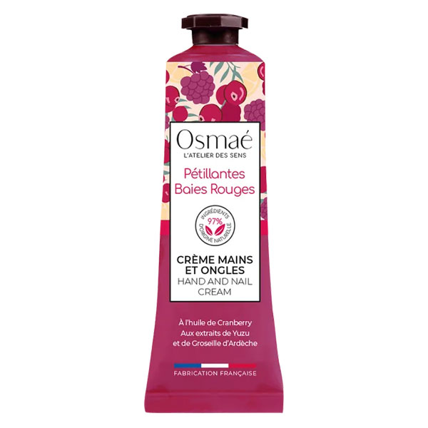 Crème Mains Pétillante Baies Rouges 30ml