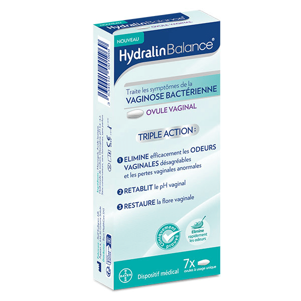 Balance Ovule Vaginal -  traitement intime Vaginose Bactérienne - odeur vaginale - 7 ovules