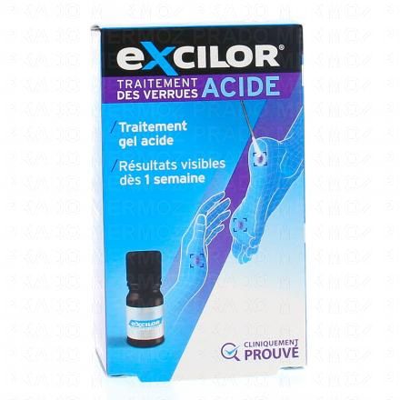Verrues - Traitements des verrues acide flacon 4ml