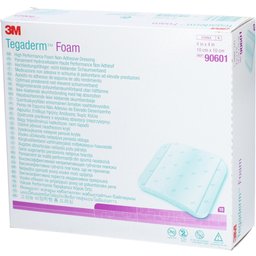 3M™ Tegaderm™ Foam Pansements hydrocellulaires non-adhésifs 10 cm x 10 cm