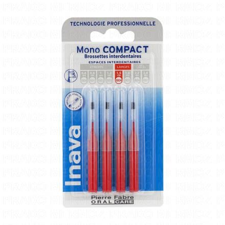 Mono compact - Brossettes interdentaires ISO4 larges 1.5mm pack de 4