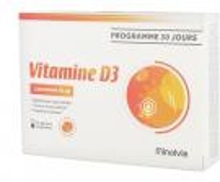 Vitamine D3 30 Gélules Végétales - Boîte 30 gélules