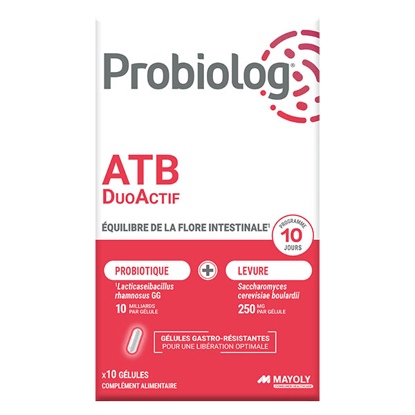 Probiolog® Atb duo actif 10 gélules