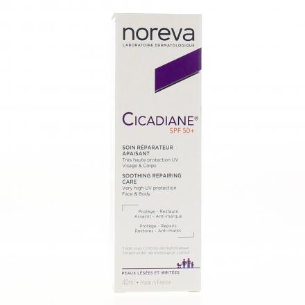 Cicadiane soin réparateur apaisant SPF 50+ tube 40 ml
