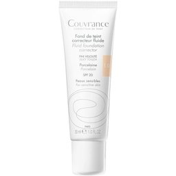 Avene Couverance Fond de teint correcteur fluide Spf20 Porcelaine 1.0