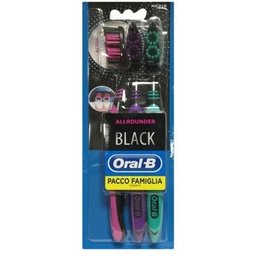Black Robin Hood Brosse Dents Médium 3uts