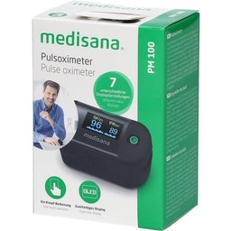 Medisana® Oxymètre de pouls Noir Pm100