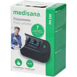 Medisana® Oxymètre de pouls Noir Pm100