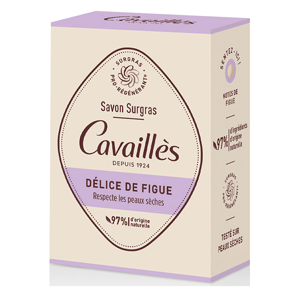 Cavailles Savon surgras Délice de figue 100gr