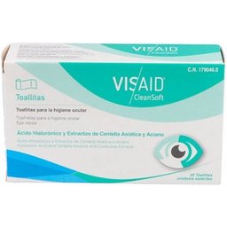 Lingettes ophtalmiques stériles Visaid Clean Soft Soft 20 pcs