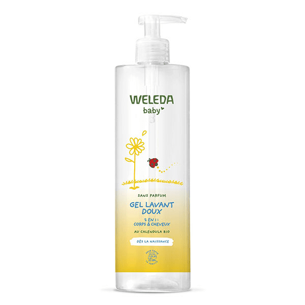 bébé Gel lavant doux Calendula sans parfum - 400 ml