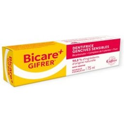 Bicare + Dentifrice Gencives Sensibles Fluor + 5 Plantes 75 ml