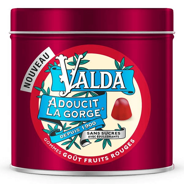 Gommes Sans Sucres Fruits Rouges Adoucit La Gorge 140g