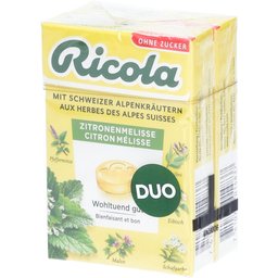 Ricola bonbons citron mélisse sans sucre