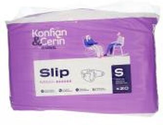 Konfian & Cerin Slip Maxi+ 20 Changes Complets pour Adultes Taille S - Paquet 20 changes complets
