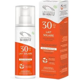 Les Laboratoires de Biarritz Lait solaire SPF30 certifié Bio