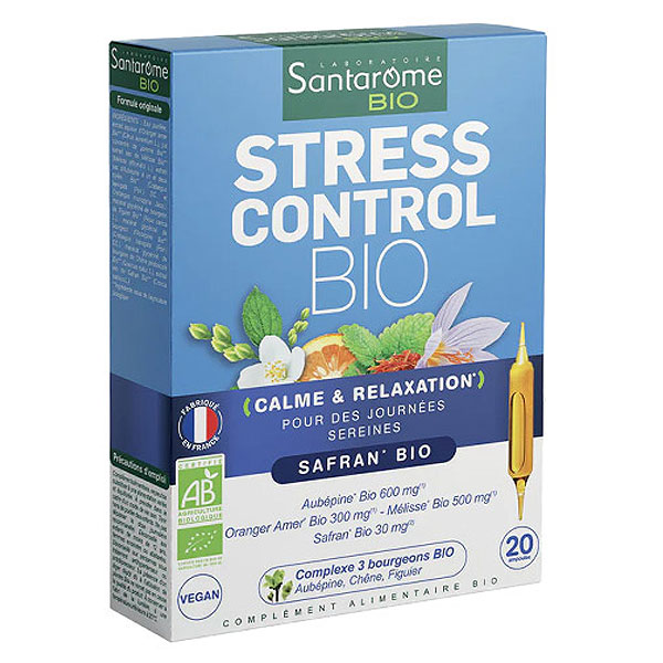 - Stress Control Bio - Déstresse et apaise - 20 ampoules